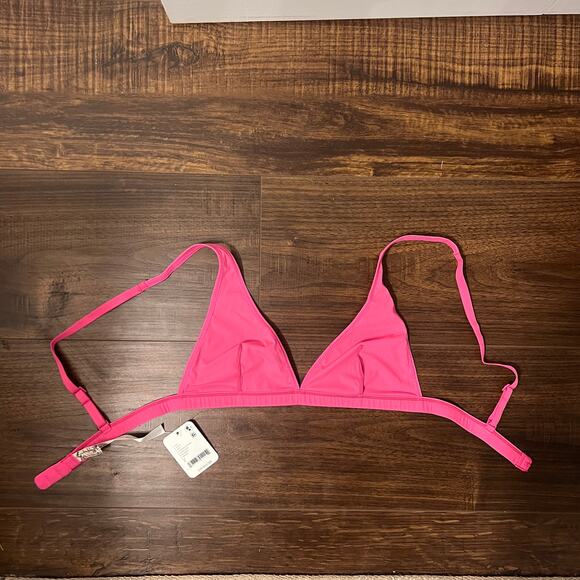 NWT PINK Intimately Free People Collagen Yarn Triangle Bralette - Small - Picture 4 of 8